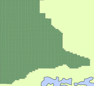 Close-up map of EDEN grid version 2
